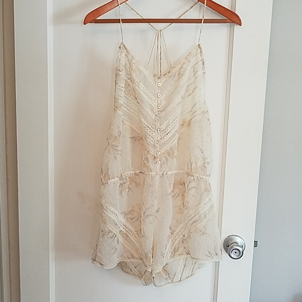 Free People Sheer Romper